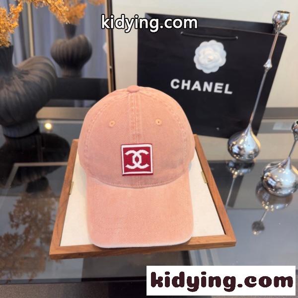 CHANEL シャネル 2026新作 CCロゴ刺繍ヴィンテージウォッシュベースボールキャップ コットン ユニセックス カジュアル 定番人気-1