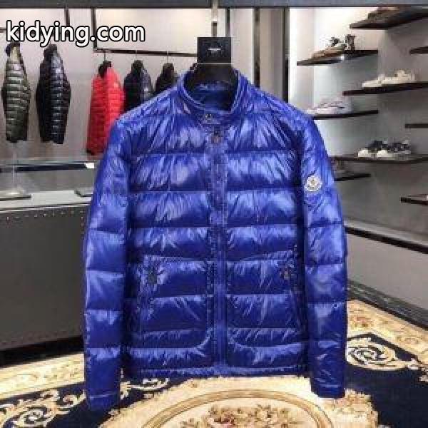 新作入荷格安保温性肉厚感メンズダウンジャケット冬場対応グリーンネイビーブルーMONCLERコピー モンクレール-2