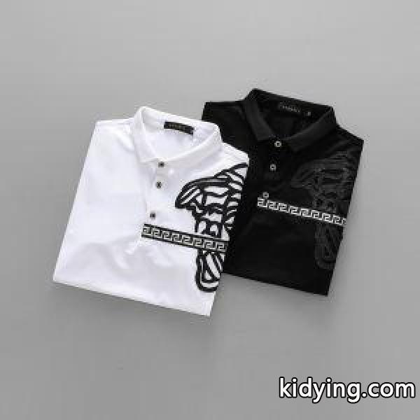 当店人気ランキング1位 2018着回し度高めアイテム! トレンド ヴェルサーチ VERSACE 半袖Tシャツ 2色可選_ヴェルサーチ VERSACE_ブランド コピー 激安(日本最大級)-0