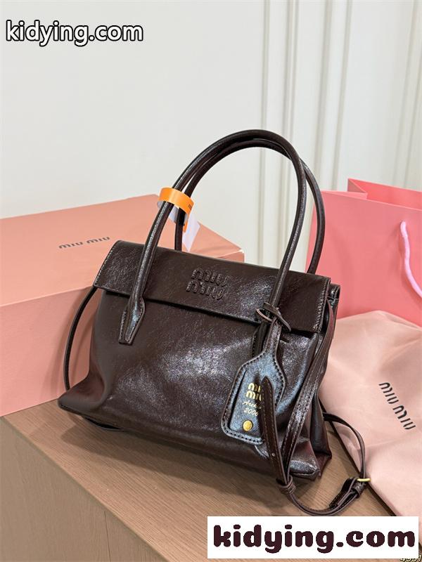 トレンド2026SS春夏MIUMIUハンドバッグレディースミュウミュウコピー大人気27*18cm-3