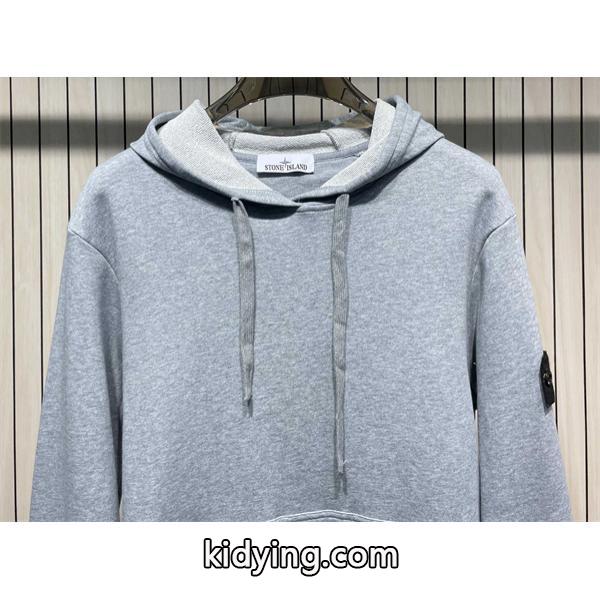 STONE ISLAND スーパーコピー パーカー 上質素材 シンプルデザイン フード付き モデル ストーンアイランド-0