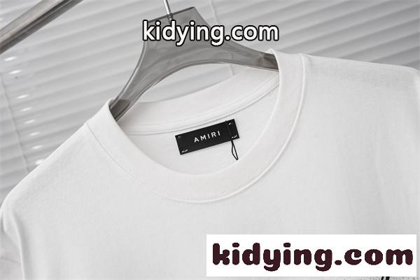 ロゴグラフィック スクリプトデザイン ミニマルスタイル コーデ映え AMIRI アミリ コピー 半袖Tシャツ-3