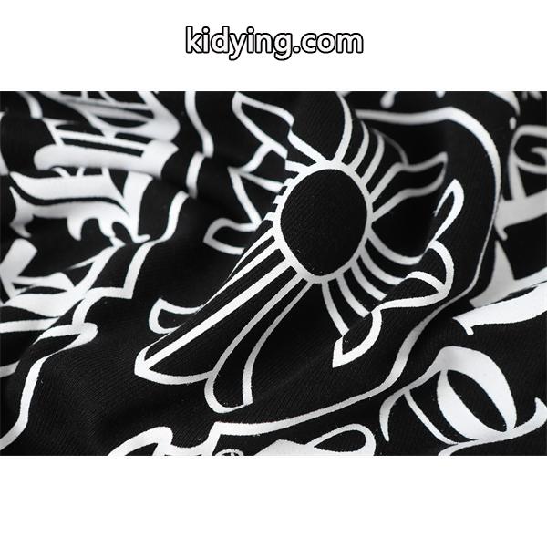 話題 ブラック × オレンジ 刺繍ロゴ 存在感抜群 2025秋冬トレンド クロムハーツ スーパーコピー Chrome Hearts パーカー-8