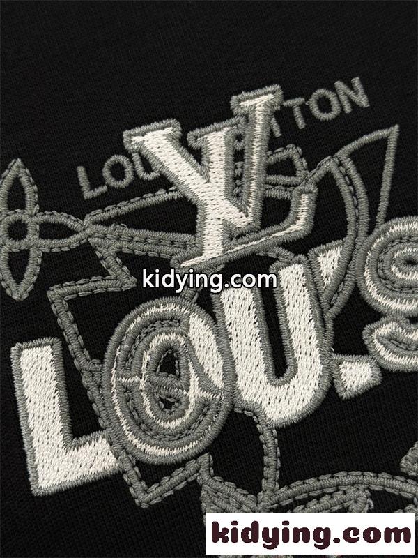 LOUIS VUITTON ルイヴィトン コピー 半袖Tシャツ プリント モダンデザイン 2026春夏新作-5