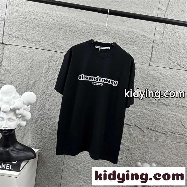 半袖Tシャツ プリント 清潔感 シンプル アレキサンダーワン コピー Alexander wang ベーシック 2026新作-2