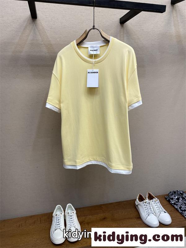 2026FW☆☆ジルサンダーｔシャツ スーパーコピー JIL SANDER新作人気ランキングイエローピンク-2