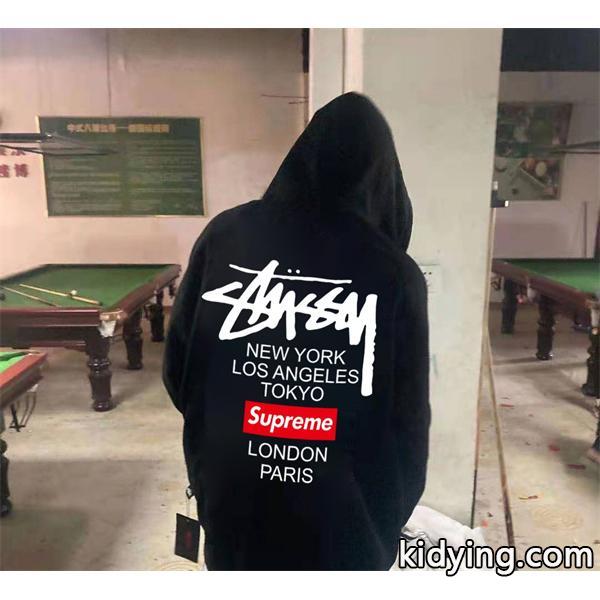 Stussy x Supremeコラボ新作 ステューシーパーカーコピー激安2025秋冬トレンド通販ショッピング-3