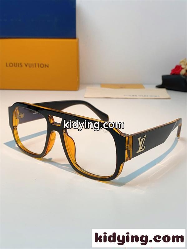 ルイヴィトン コピー 伊達メガネ 韓国風 ストリート スクエアフレーム 小顔効果 男女兼用 おしゃれ Louis Vuitton-1