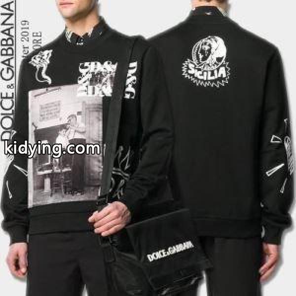 ドルチェ&ガッバーナ Dolce&Gabbana 秋冬トレンドを取り入れたコーデを楽しむ プルオーバーパーカー 真冬にもうまく着こなせる 2色可選_ドルチェ&ガッバーナ DOLCE & GABBANA_ブランド コピー 激安(日本最大級)-0
