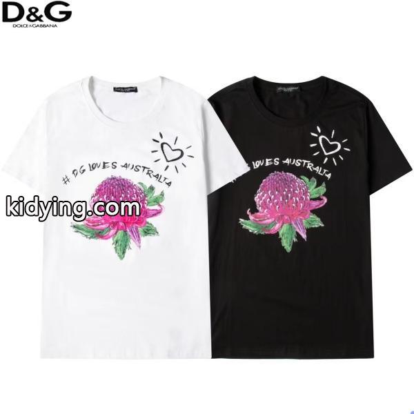 2019年秋冬最新のトレンド ドルチェ&ガッバーナ Dolce&Gabbana 半袖Tシャツ 2色可選 男女兼用 簡単に秋冬の雰囲気を演出_ドルチェ&ガッバーナ DOLCE & GABBANA_ブランド コピー 激安(日本最大級)-0