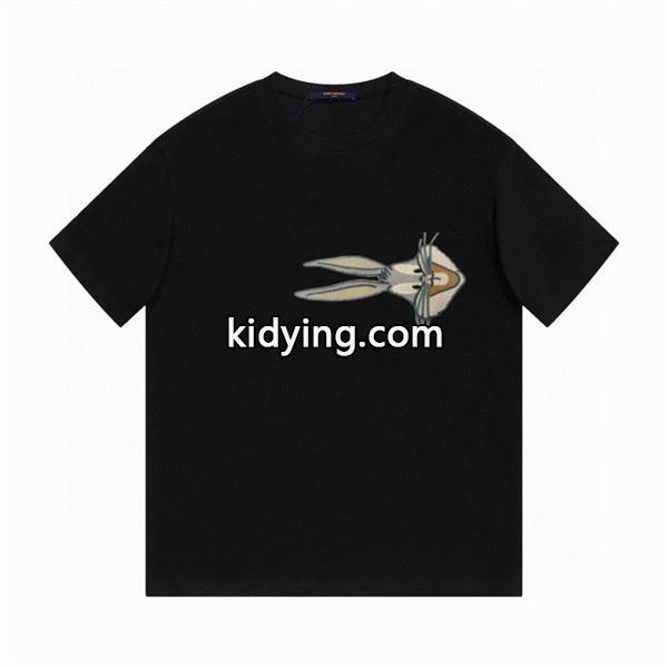 吸汗速乾 ルイ ヴィトン LOUIS VUITTON Tシャツ\\半袖首胸ロゴ春夏新作ルイ ヴィトン LOUIS VUITTON_ブランド コピー 激安(日本最大級)-0