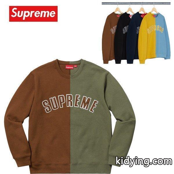Supreme シュプリーム Split Crewneck Sweatshirt トレーナー 2018-19年秋冬 :sup-item-0393:fashionplate Yahoo!ショップ - 通販ショッピング-0