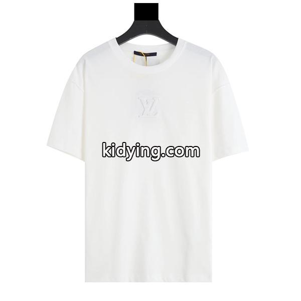 お買い得限定セール動きやすい生地黒白LOUIS VUITTONヴィトン tシャツスーパーコピー吸水性伸縮性半袖Tシャツ男性用-0