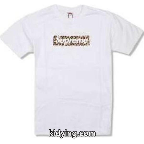 さらっとした着心地が良い最新入荷のシュプリーム 偽物、SupremeのHOT品質保証の豹柄ロゴ付くメンズ半袖Tシャツ_シュプリーム SUPREME_ブランド コピー 激安(日本最大級)-1