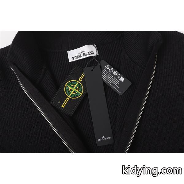 STONE ISLAND ストーンアイランド コピー 上品仕立て フルジップ ニットブルゾン ミニマル-3