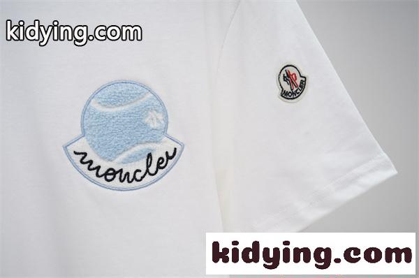 注目新作 MONCLER モンクレール コピー 半袖Tシャツ ポイント刺繍 ベーシック 夏トップス-7