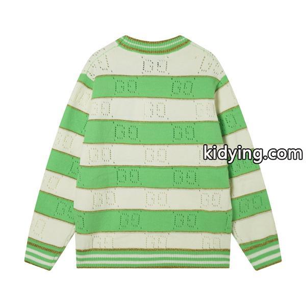 新作 注目 グッチ コピー GUCCI ボーダーニット レッド ホワイト お洒落-2