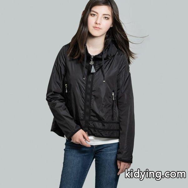 モンクレール MONCLER allache サイズ00 ナイロン ジップアップ フード付きジャンパー 薄手 ブラック 4615105 54164 999 レディース :moncler-allache:ZOKZOK - 通販ショッピング-0
