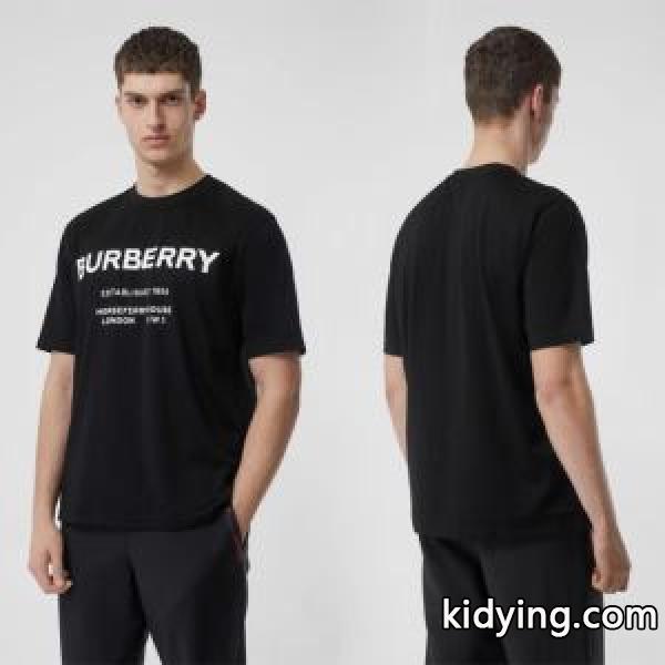 2019春夏人気トレンドアイテム  バーバリー BURBERRY  オシャレ印象で人気の高い 2色可選 Tシャツ/ティーシャツ_半袖Tシャツ_メンズファッション_スーパーコピーブランド激安通販 専門店-0