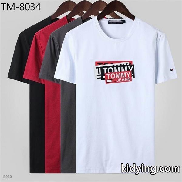 動きやすさと耐久性を兼備する さらりと柔らかな質感を提供し Tommy Hilfiger半袖 tシャツコピー-0