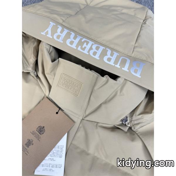 BURBERRY バーバリー コピー 2026新作 ブラック ダウンジャケット フード付き 高級-6
