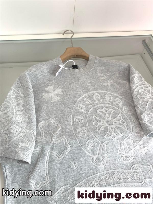 &人気&クロムハーツtシャツコピーグレー色 CHROME HEARTS 激安エレガント上品-2