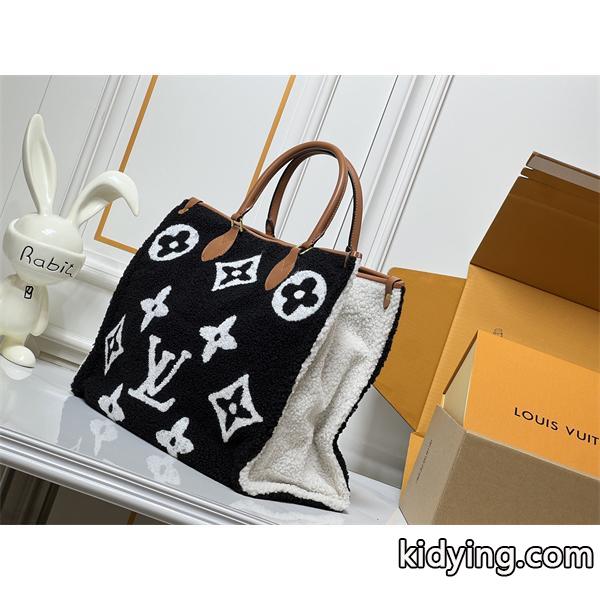 LOUIS VUITTON ルイヴィトン コピー 希少質感 ふわもこ暖か 高級デザイン トートバッグ-4