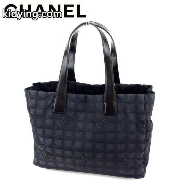 Chanel バッグ トートバッグ ニュートラベルライン ニュートラベルライントートMM ブラック レディース メンズ Bag 通販-0