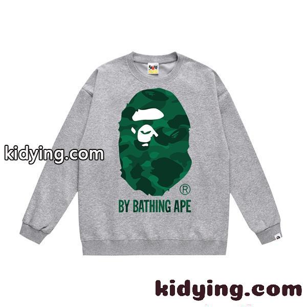 スウェットトレーナー プリント 裏毛仕様 ストリート映え BAPE ア・ベイシング・エイプ コピー-3