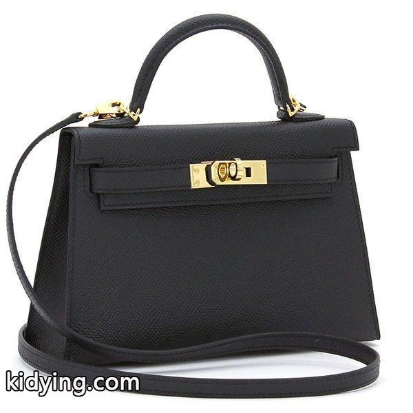 HERMES/エルメスケリー 2 ミニ 外縫い ヴォーエプソン 071302CC：ブラックX :7-071302cc-89-noir-x-1:サントノーレ Yahoo!店 - 通販ショッピング-0