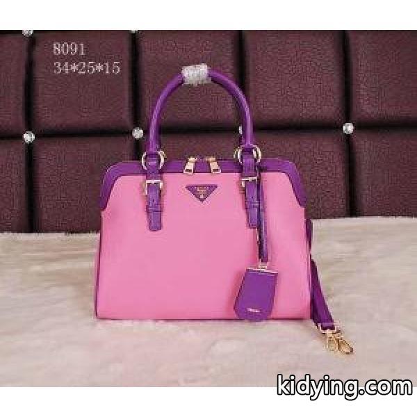 PRADA プラダ 2014 めちゃくちゃお得 手持ち&ショルダー掛け ボルトポケット付8091_プラダ レディースバッグ_バッグ レディース_スーパーコピーブランド激安通販 専門店-0