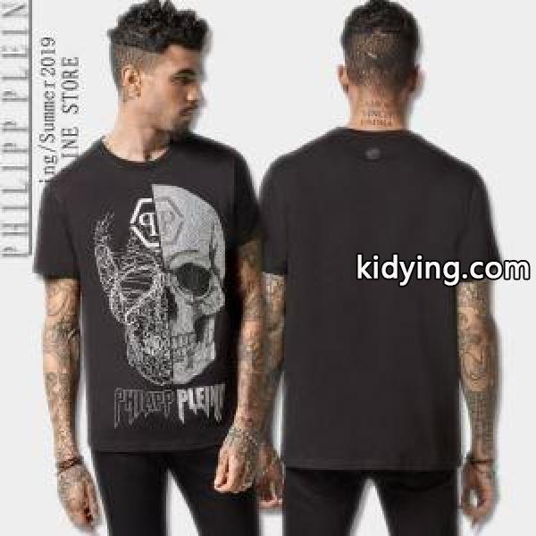 半袖Tシャツ 大人のため上品 フィリッププレイン PHILIPP PLEIN 2019年トレンド情報 抜群なブランドプリント_フィリッププレイン PHILIPP PLEIN_ブランド コピー 激安(日本最大級)-0
