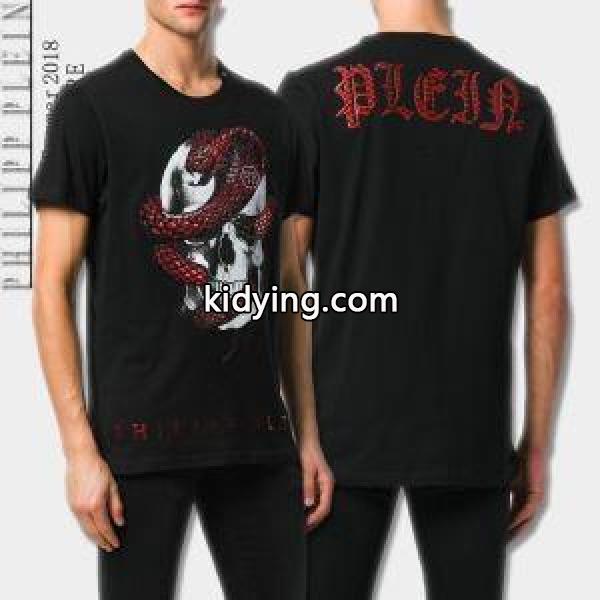 大好評 2018春夏新作 フィリッププレイン PHILIPP PLEIN Tシャツ\半袖2色可選_フィリッププレイン PHILIPP PLEIN_ブランド コピー 激安(日本最大級)-0
