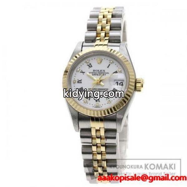 ROLEX ロレックス 69173G デイトジャスト 腕時計 ステンレススチール/SSxK18YG レディース 中古 :00316150:ブランド京の蔵小牧 - 通販ショッピング-0