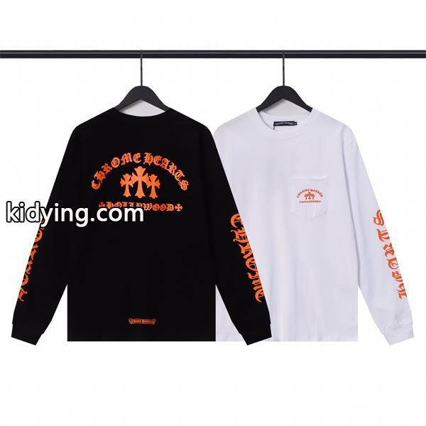 2色可選 クロムハーツ偽物 CHROME HEARTS ココチイイ春夏柄が魅力 長袖ｔシャツ コピー 激安(日本最大級)-0