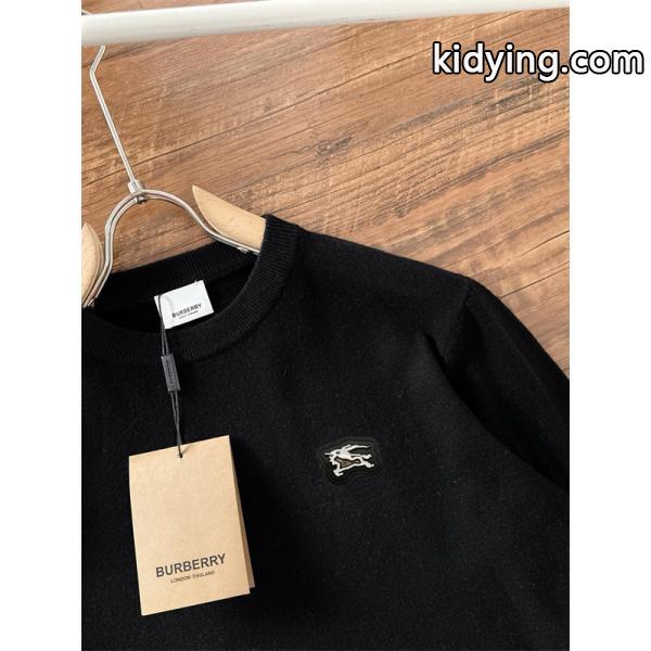 話題集中 プレミアム質感ロゴ 端整シルエット BURBERRY バーバリー 偽物 ニット セーター-1