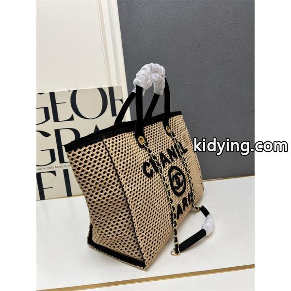 サマー草編み ロゴプレート シャネル トートバッグ スーパーコピー 1S3262 レディース クール CHANEL-3
