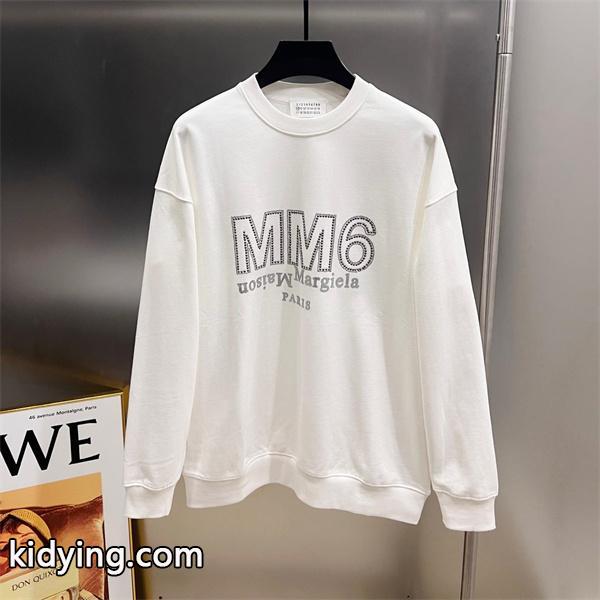 Maison Margiela メゾン マルジェラ コピー ロゴプリント スウェット 裏起毛 ゆったり 高級-0