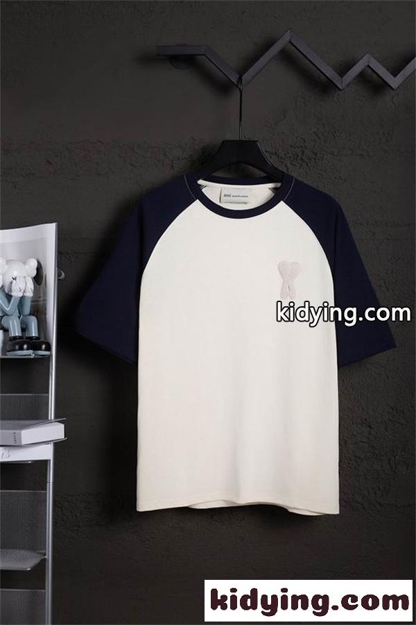 綿100% 2026年新品 アミ パリス tシャツコピー AMI PARIS 半袖個性的上質なアイテム-3