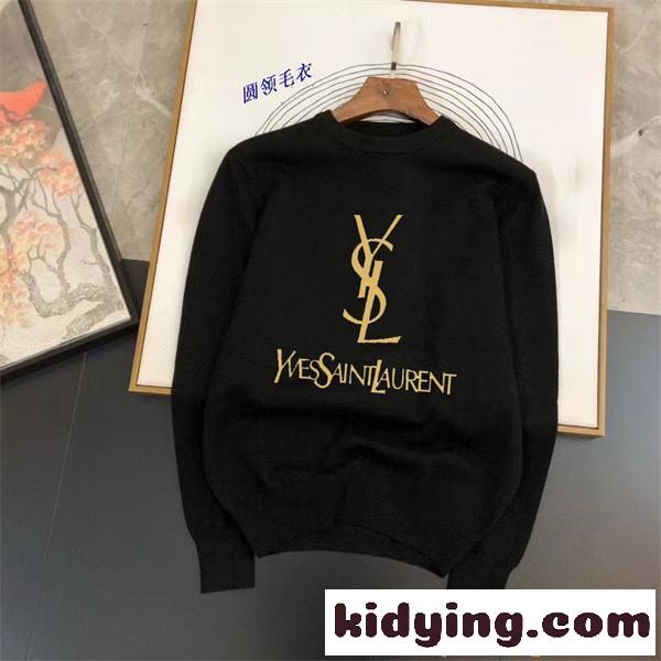 洗練 リント セーター 柔軟編地 上品 大人映え 新作 SAINT LAURENT イヴ・サンローラン コピー-4