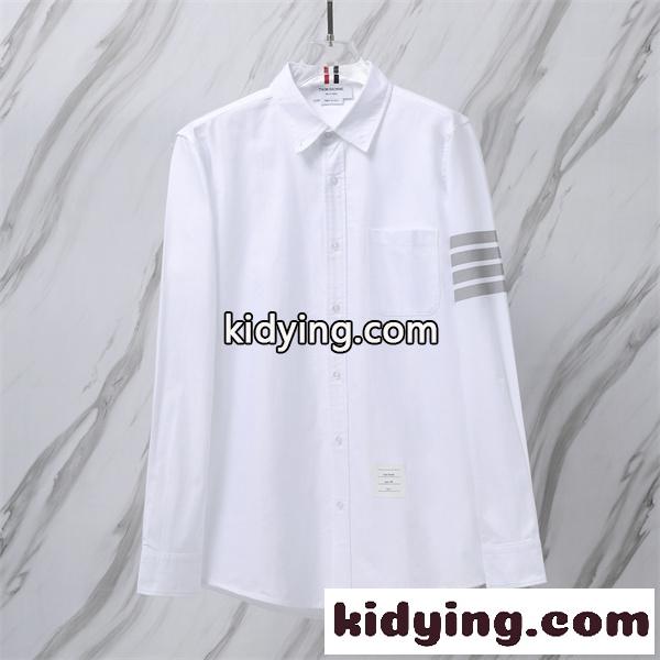 プレミアムファッション アーバンスタイル 注目モデル THOM BROWNE トムブラウン コピー ボタンダウンシャツ-1