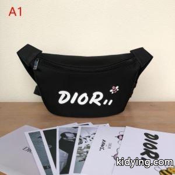 ウエストバッグ メンズ Dior ディオール 可愛いデザインに大歓迎 コピー 激安 通勤通学 ブラック ３色可選 1KWPO100YLE_H03E-0