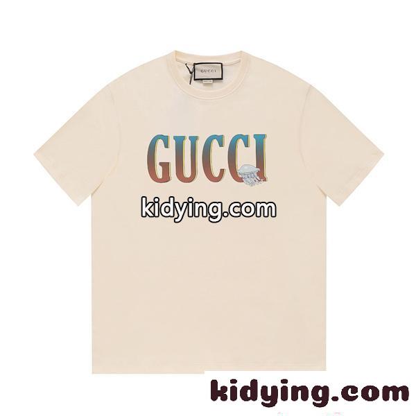 2026新作 存在感ロゴ Tシャツ メンズ 半袖 グラフィック カジュアルコーデ GUCCI グッチ コピー-8