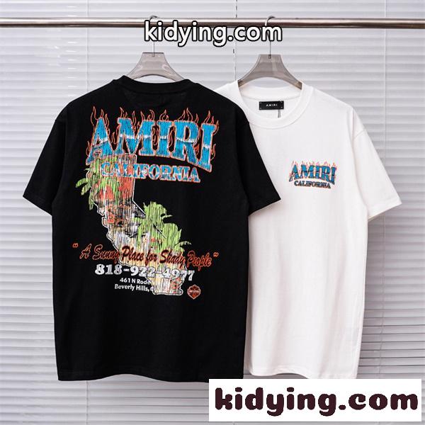 レタリングデザイン カジュアルテイスト 高評価アイテム AMIRI アミリ コピー 半袖Tシャツ 話題アイテム-0