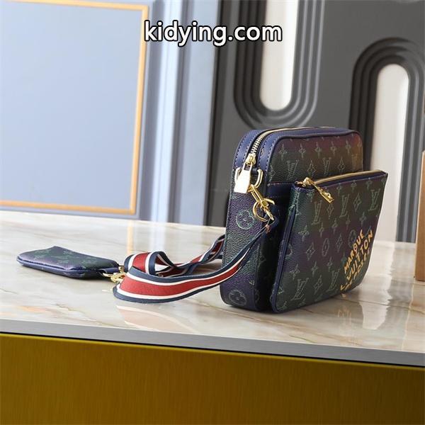 LOUIS VUITTON コピー 個性 洗練 ブルーグリーン モノグラム ショルダーバッグ ルイヴィトン-1