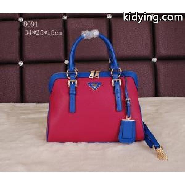 PRADA プラダ 2014 最旬アイテム 手持ち&ショルダー掛け ボルトポケット付8091_プラダ レディースバッグ_バッグ レディース_スーパーコピーブランド激安通販 専門店-0