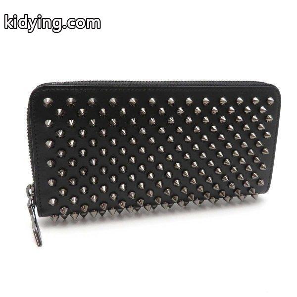 Christian Louboutin クリスチャンルブタン ラウンドファスナー長財布 1175099 Panettone Wallet スタッズ 未使用品 :89968:つるや質店 - 通販ショッピング-0