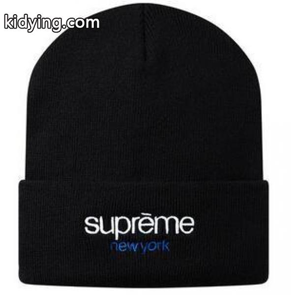 伸縮性がバツグンのシュプリーム キャップ Supreme 男女兼用のブラックニット帽子_シュプリーム SUPREME_ブランド コピー 激安(日本最大級)-0
