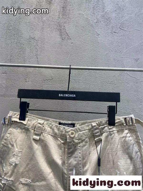 話題商品 BALENCIAGA バレンシアガ スーパーコピー カーゴショートパンツ 多ポケット ミリタリー 夏ボトムス-2