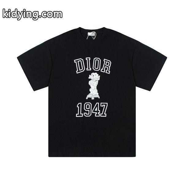 細部までこだわったTシャツDIOR メンズ半袖tシャツ 人気ブランドロゴ偽物-0